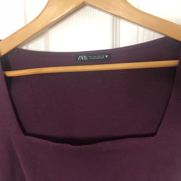 Cropped Scoop neck long sleeve - Picture 2 of 3